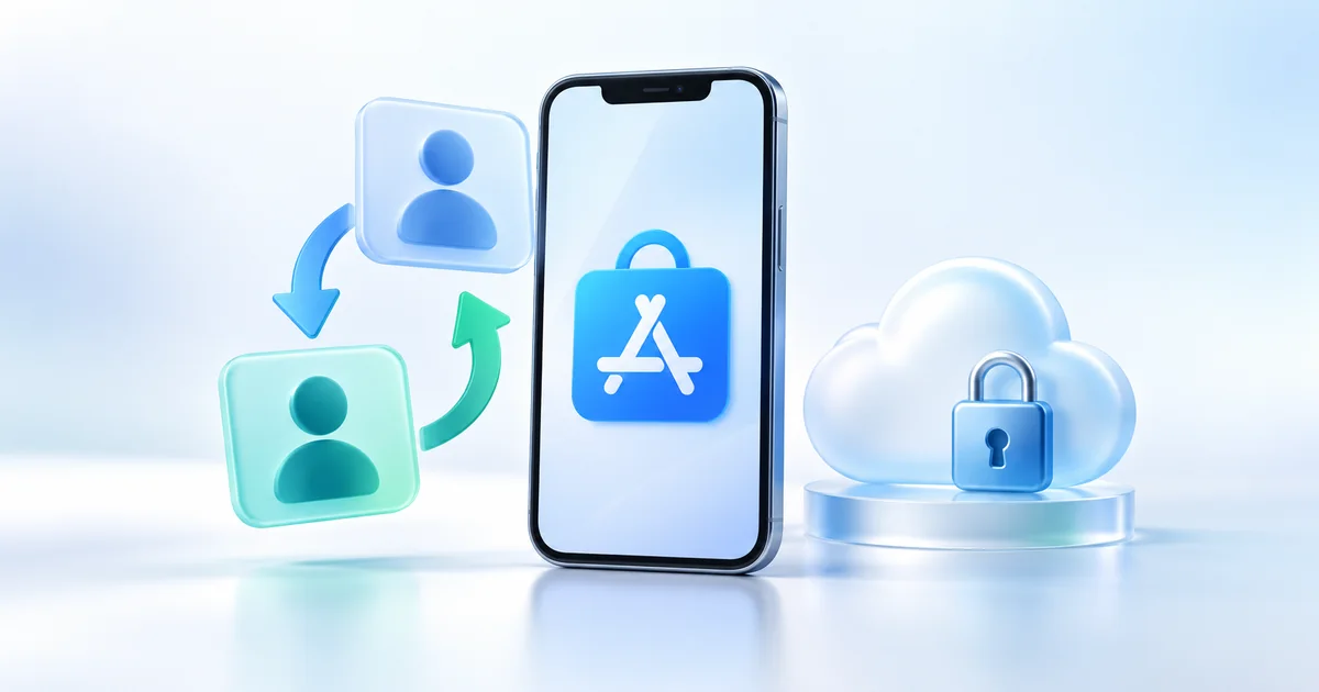 App Store 切换 Apple ID 教程:不影响 iCloud 账号